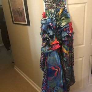 Jovani Multi-color Prom Gown Size 0